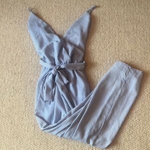 Summer striped jumpsuit M